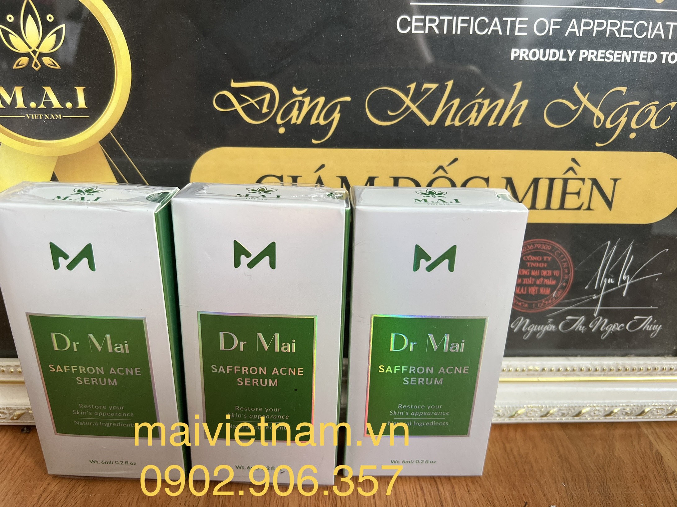 DR MAI TRỊ MỤN - Chính Hãng Công Ty M.A.I Việt Nam - Hotline Dược sĩ tư vấn 0902.906.357   