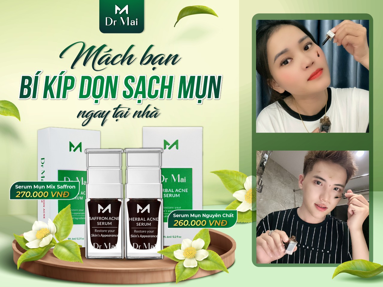 Dr Mai Chính Hãng M.A.I - Dược sĩ tư vấn 0902.906.357 - Trọn bô Dr Mai