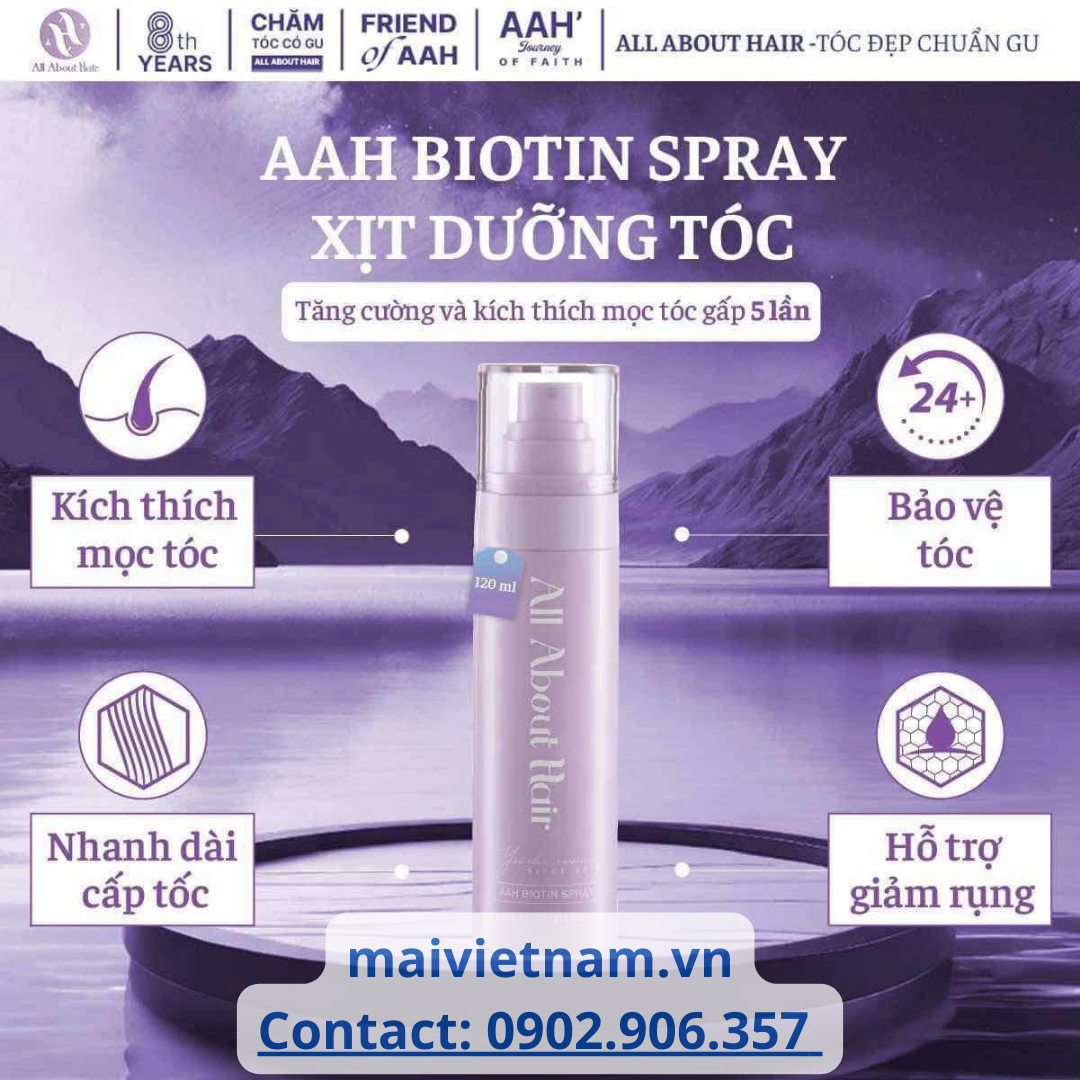 xịt tóc biotin xịt tóc biotin
