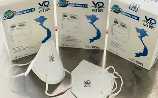 Khẩu Trang N95 Việt Đức ko van (Thùng 50 Hộp, Hộp 20 cái)