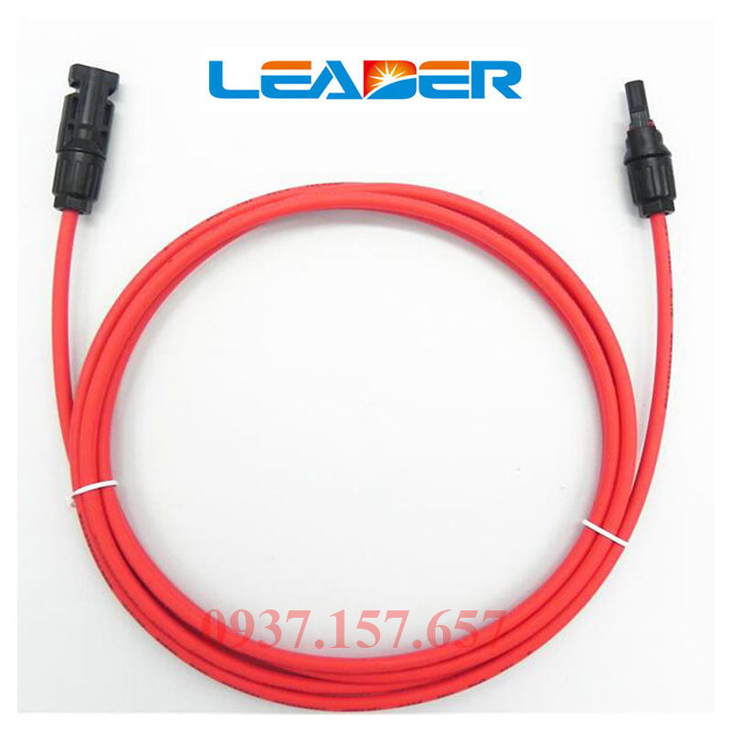 Dây cáp solar bấm sẵn đầu cos MC4 Dây cáp solar bấm sẵn đầu cos MC4