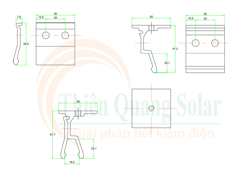 Kẹp tôn Cliplock Kẹp tôn Cliplock