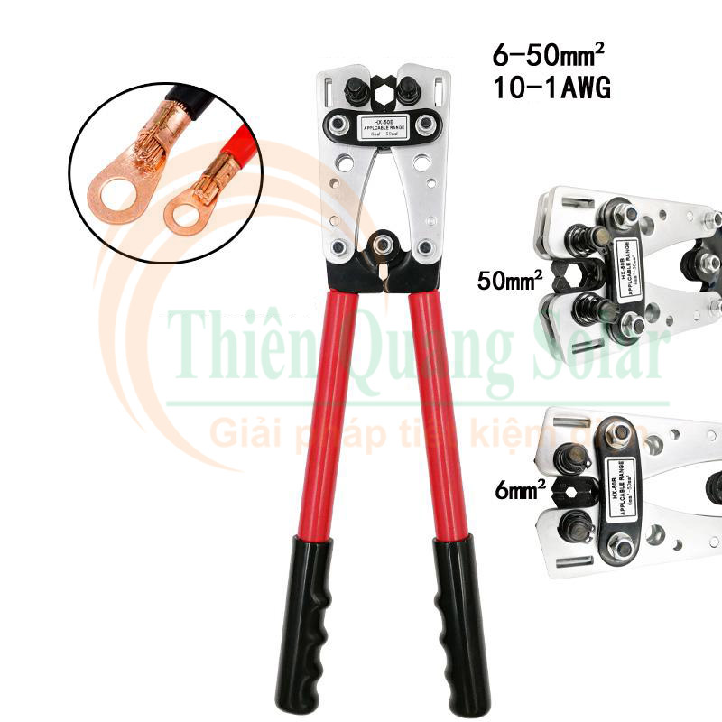 Kìm bấm cos pin rỗng 6-50mm Kìm bấm cos pin rỗng 6-50mm