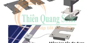 Tiếp địa khung nhôm pin năng lượng mặt trời