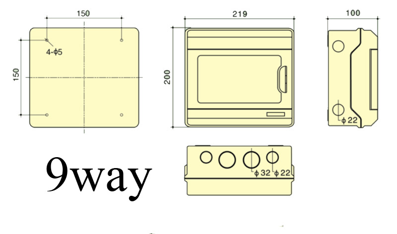 Tủ điện năng lượng mặt trời 9 đường Tủ điện năng lượng mặt trời 9 đường