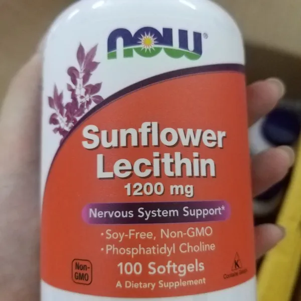 Viên uống chống tắc sữa NOW FOODS SUNFLOWER LECITHIN 