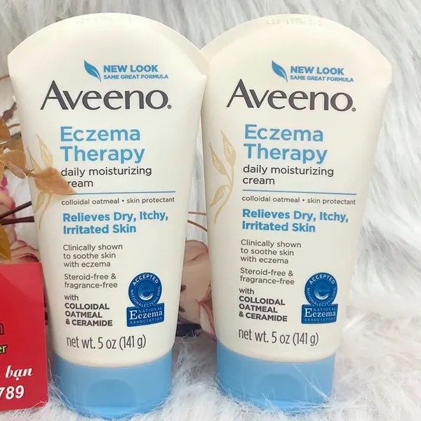 Aveeno Kem bôi đặc trị chàm cho bé Aveeno Baby Eczema Therapy Moisturizing Cream