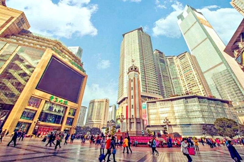 Bia tưởng niệm biểu tượng của thành phố - du lịch Trùng Khánh Bia tưởng niệm biểu tượng của thành phố - du lịch Trùng Khánh