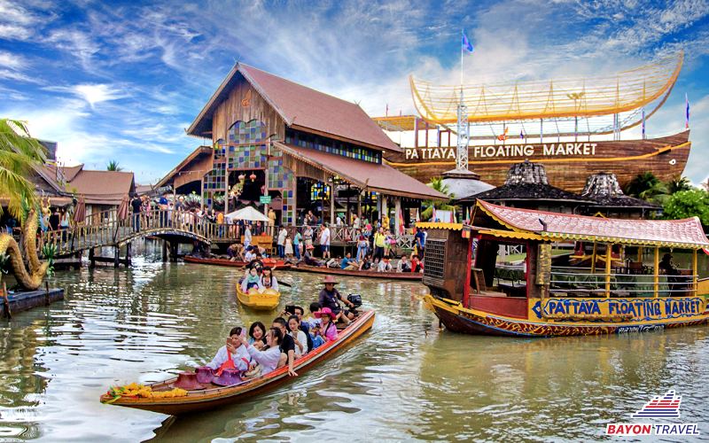 Chợ nổi Pattaya điểm đến trải nghiệm "hấp dẫn" trong chương trình tour du lịch Thái Lan Chợ nổi Pattaya điểm đến trải nghiệm "hấp dẫn" trong chương trình tour du lịch Thái Lan