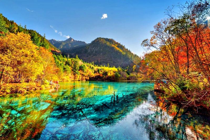 Du lịch Cửu Trại Câu: "Thiên đường nơi hạ giới" là câu nói ví von phổ biến của người Trung Quốc về Cửu Trại Câu. Du lịch Cửu Trại Câu: "Thiên đường nơi hạ giới" là câu nói ví von phổ biến của người Trung Quốc về Cửu Trại Câu.