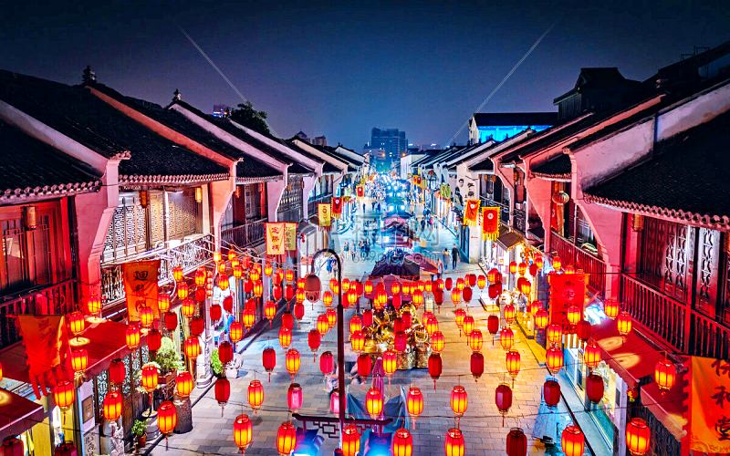 Phố cổ Hefang về đêm – Du lịch Hàng Châu Thượng Hải Phố cổ Hefang về đêm – Du lịch Hàng Châu Thượng Hải