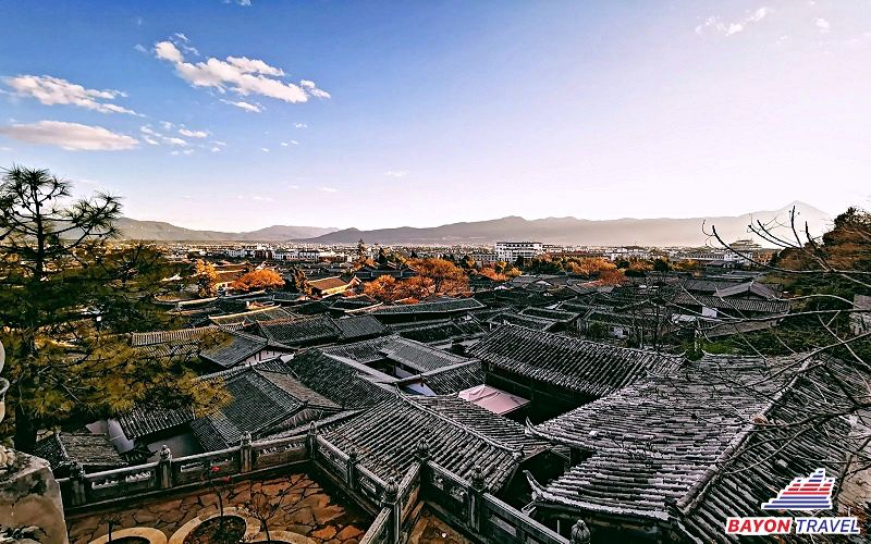 Bầu không khí trong lành khi đi du lịch Lệ Giang cổ trấn mùa thu Bầu không khí trong lành khi đi du lịch Lệ Giang cổ trấn mùa thu