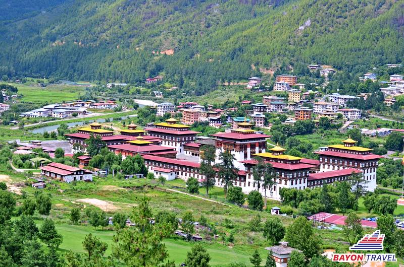 Du lịch Bhutan: Tashicho Dzong pháo đài vinh quang của tôn giáo Du lịch Bhutan: Tashicho Dzong pháo đài vinh quang của tôn giáo