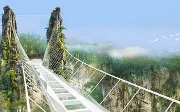 Du lịch Phượng Hoàng cố trấn Trương Gia Giới: Hành Trình Đi Xuyên Thiên Môn Sơn bằng Cầu Tàng Hình