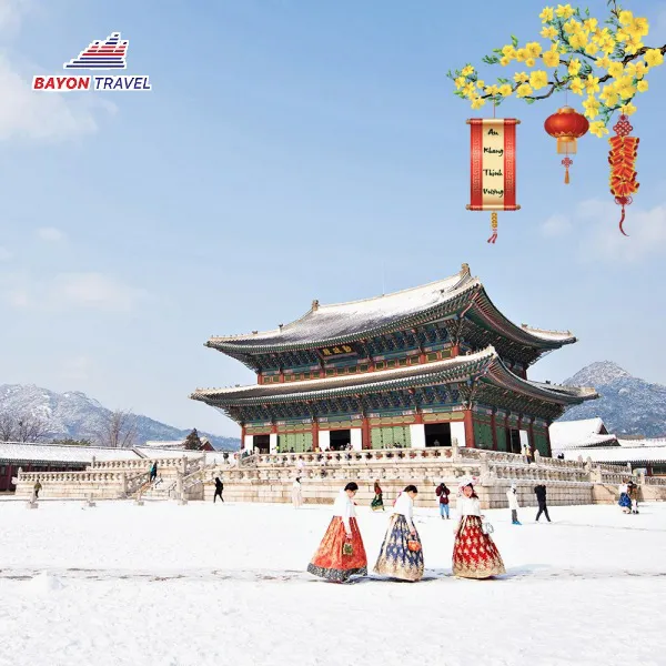 [TẾT ÂM LỊCH 2023] Tour Hàn Quốc: SEOUL – CÔNG VIÊN LOTTE WORLD – TẮM SAUNA – TRƯỢT TUYẾT KH: 23/01 (TỐI MÙNG 1 TẾT)