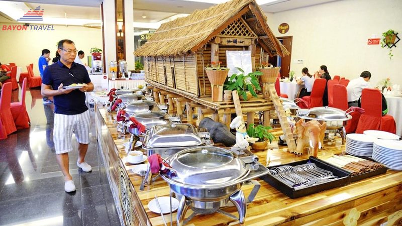 Đoàn du lịch Tây Nguyên Tà Đùng sẽ có những bữa sáng buffet tại khách sạn 5 sao cao cấp Đoàn du lịch Tây Nguyên Tà Đùng sẽ có những bữa sáng buffet tại khách sạn 5 sao cao cấp