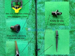 LÀM THẾ NÀO ĐỂ ĐẤU NỐI ỐNG LDPE VÀO CÂY CẮM BÉC TƯỚI SỢI THỦY TINH