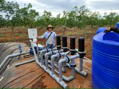 Giải Pháp Tưới thi công lắp ráp bộ lọc đĩa khủng tại Tây Nguyên