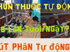 DỰ ÁN PHUN THUỐC TỰ ĐỘNG KẾT HỢP CHÂM PHÂN TỰ ĐỘNG VÀ TƯỚI TỰ ĐỘNG