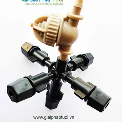 BÉC PHUN SƯƠNG ĐEN 5 HƯỚNG CÓ VAN CHỐNG RỈ