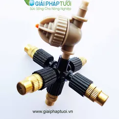 BÉC PHUN SƯƠNG ĐỒNG 5 HƯỚNG CÓ VAN CHỐNG RỈ