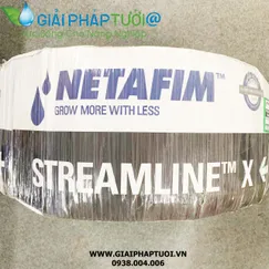 DÂY NHỎ GIỌT KHÔNG BÙ ÁP NETAFIM STREAMLINE X