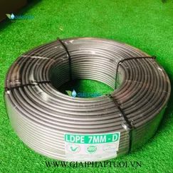 ỐNG TƯỚI LDPE BẠC 7MM DÀY 1.25MM