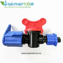 VAN KHỞI THỦY ỐNG XẸP 12MM RA ĐAI GÀI REN VẶN 21MM