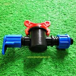 VAN KHỞI THỦY ỐNG XẸP 27MM RA ĐAI GÀI REN VẶN 21MM