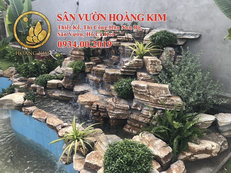 Thiết kế thi công hòn non bộ  đá cổ thạch tại Bến Tre