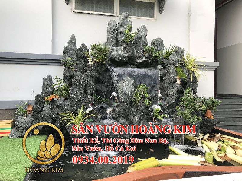 Thiết kế hòn non bộ đẹp đá san hô quận Bình Tân