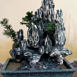 Hòn Non Bộ Mini Thác Nước 60X40 