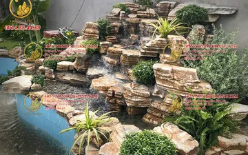Hòn Non Bộ Đẹp Sân Vườn, Thiết Kế Hòn Non Bộ Đẹp Thác Nước Trong Nhà