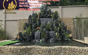 Thiết Kế Hòn Non Bộ Đẹp Thi Công Hòn Non Bộ Thác Nước Phong Thủy