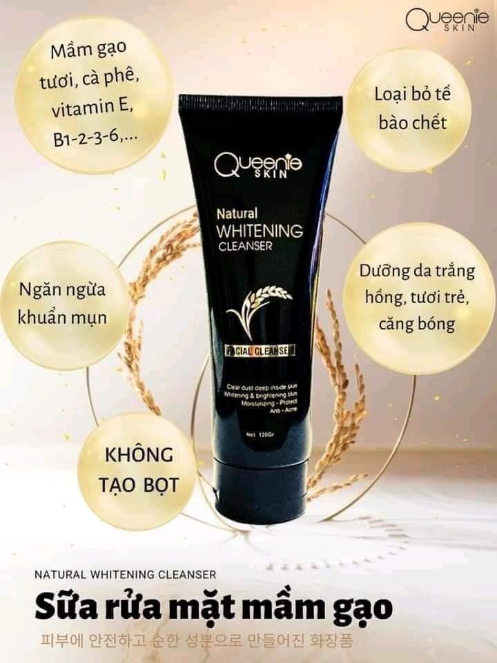 [[Hot]] Sữa Rửa Mặt Mầm Gạo Queenie Skin Có Tốt Không