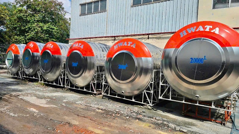 Bồn nước Hwata cho dự án Nhà xưởng Bồn nước Hwata cho dự án Nhà xưởng