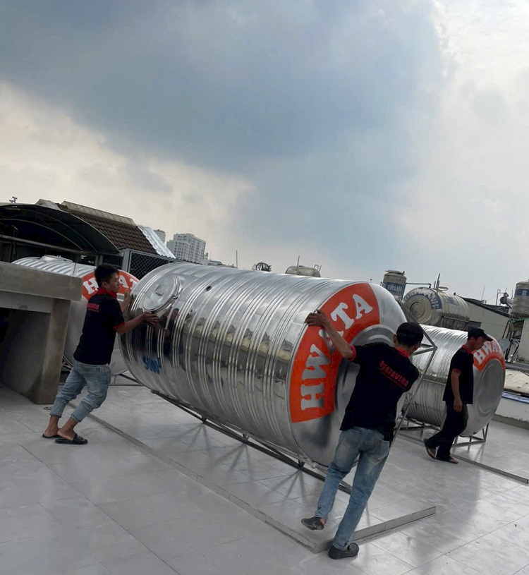 Bồn nước Hwata 5,000L cung cấp cho Chung cư Hồ Chí Minh Bồn nước Hwata 5,000L cung cấp cho Chung cư Hồ Chí Minh