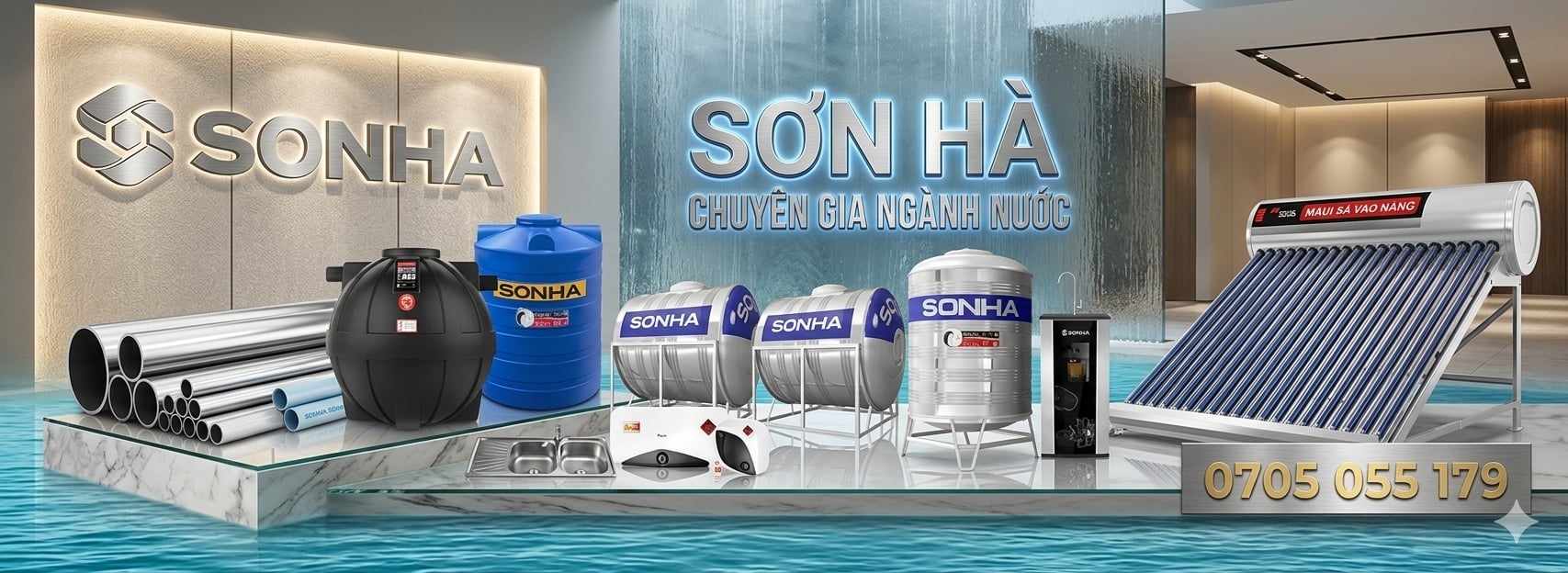 Bồn nước Sơn Hà