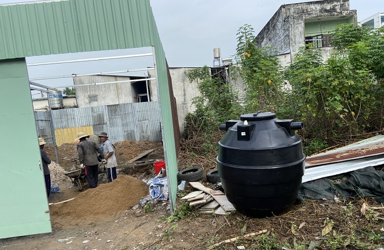 Bể phốt nhựa 1500L của Tân Á Đại Thành Bể phốt nhựa 1500L của Tân Á Đại Thành