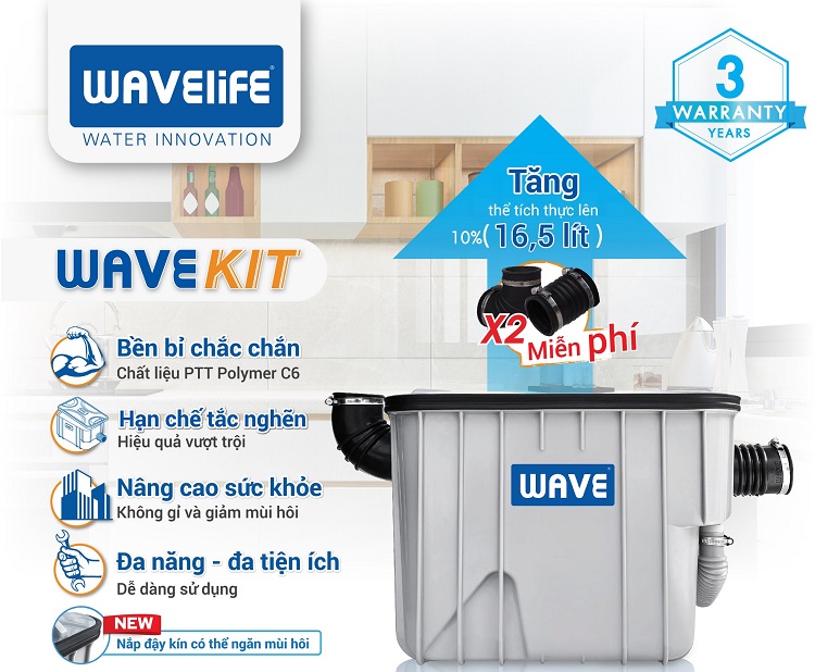 Ưu điểm Bồn tách dầu Wavekit Ưu điểm Bồn tách dầu Wavekit