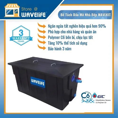 Ưu điểm Bể tách mỡ Wavelife Ưu điểm Bể tách mỡ Wavelife