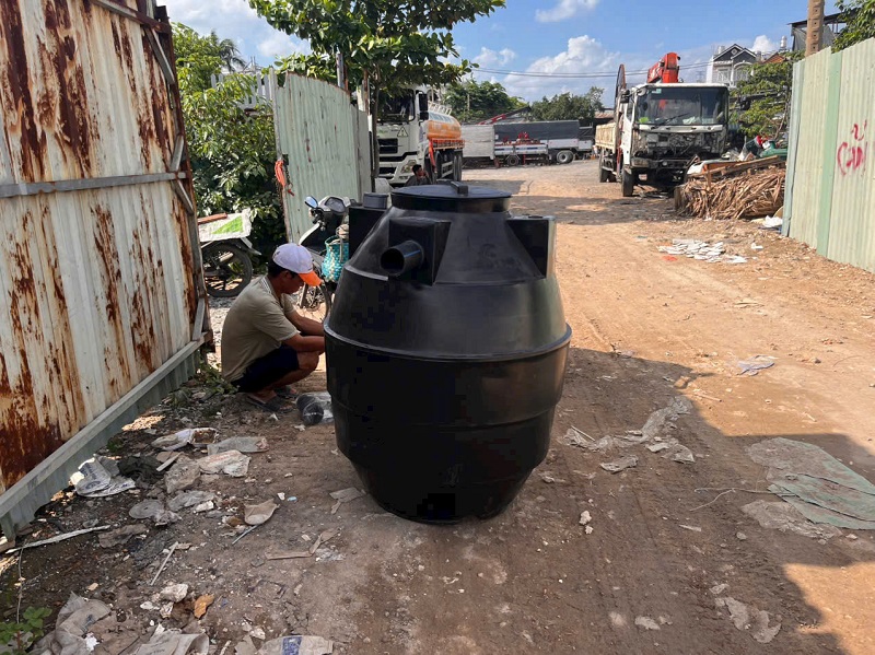 Bồn tự hoại Đại Thành 500L - Phù hợp Gia đình và Hộ KD nhỏ Bồn tự hoại Đại Thành 500L - Phù hợp Gia đình và Hộ KD nhỏ