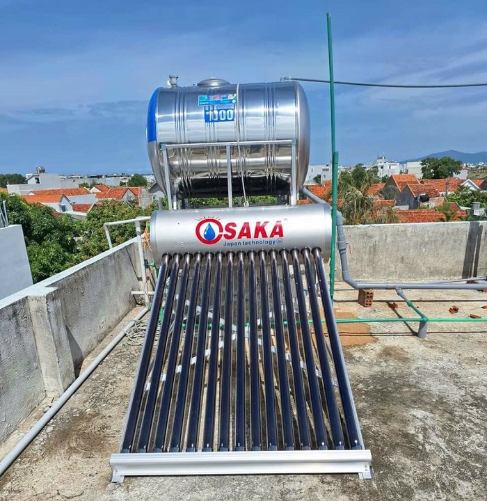 Máy nước nóng năng lượng mặt trời Osaka trên mặt sàn Máy nước nóng năng lượng mặt trời Osaka trên mặt sàn