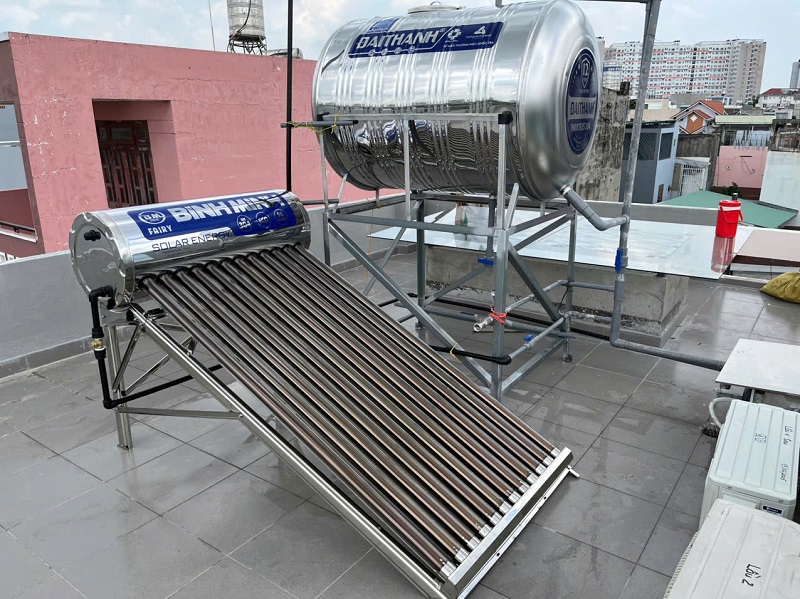 Bình bảo ôn Máy nước nóng 12 ống F58 Bình bảo ôn Máy nước nóng 12 ống F58