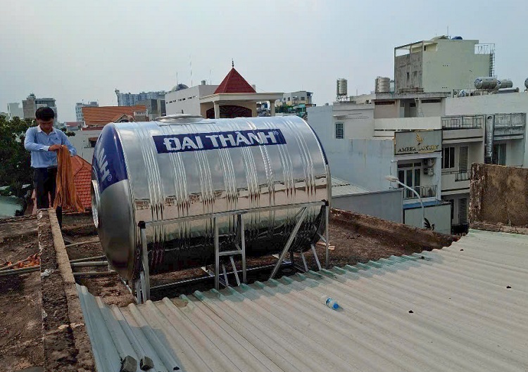 Bồn nước inox 5,000L Dùng cho Chung cư, Nhà trọ Bồn nước inox 5,000L Dùng cho Chung cư, Nhà trọ