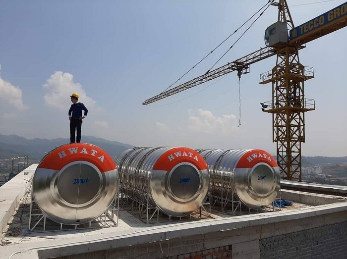 Dự Án Bồn nước inox Hwata tại Tây Ninh Dự Án Bồn nước inox Hwata tại Tây Ninh