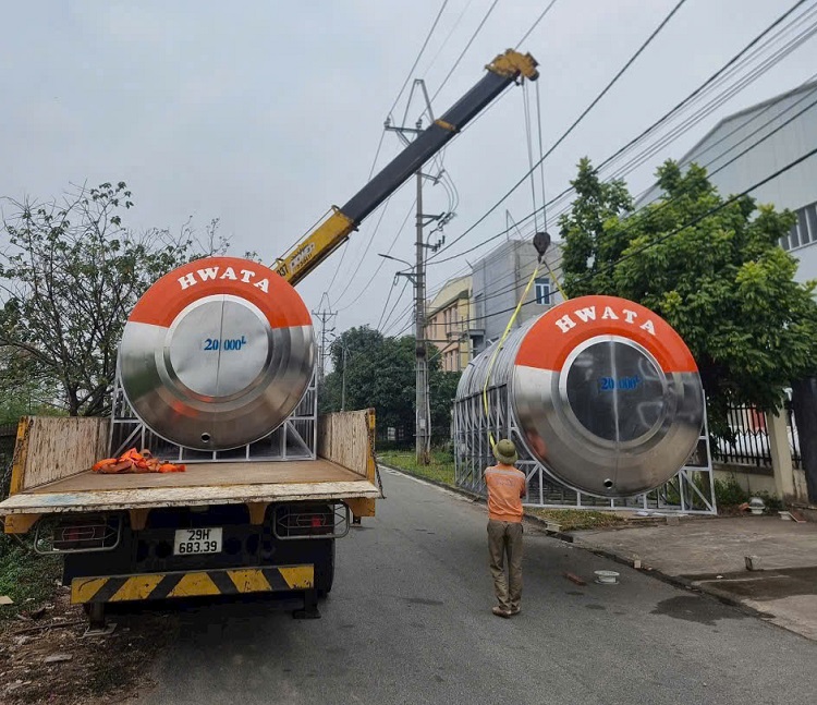 Bồn nước inox Hwata cung cấp Chung cư, bệnh viện, trường học Bồn nước inox Hwata cung cấp Chung cư, bệnh viện, trường học