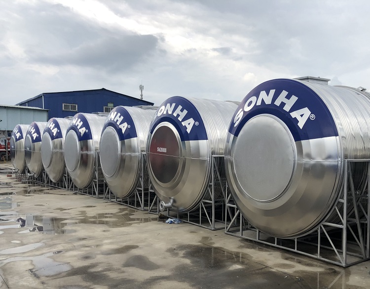 Bồn nước công nghiệp Sơn Hà tại nhà máy sản xuất Bồn nước công nghiệp Sơn Hà tại nhà máy sản xuất