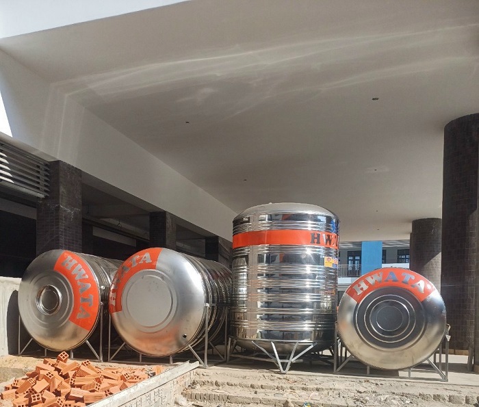 Bồn nước inox Hwata được nhà thầu tin dùng Bồn nước inox Hwata được nhà thầu tin dùng