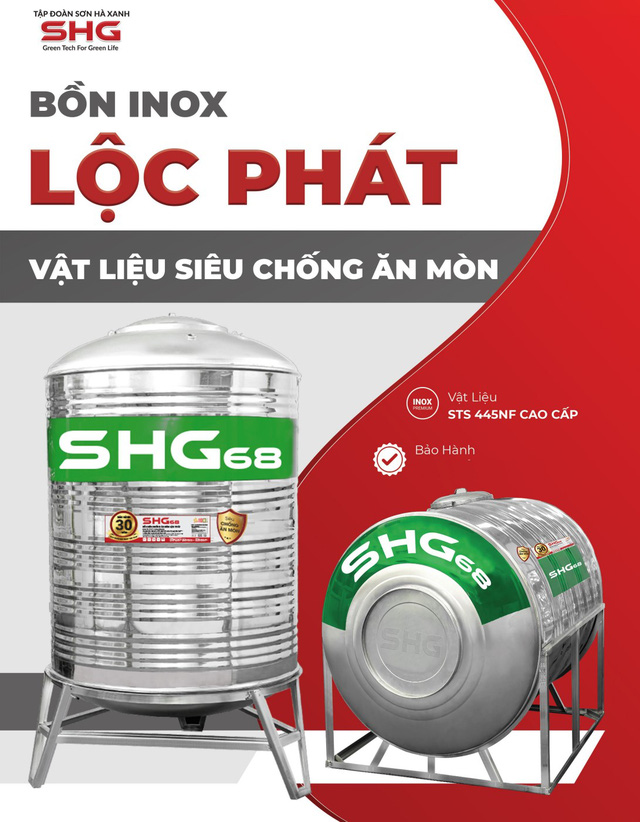 Sơn Hà Xanh - Nâng tầm bồn inox với vật liệu STS 445NF trên SHG Lộc Phát - Ảnh 2. Sơn Hà Xanh - Nâng tầm bồn inox với vật liệu STS 445NF trên SHG Lộc Phát - Ảnh 2.